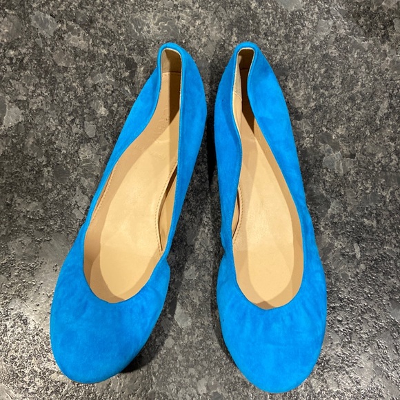 J Crew Suede Cece ballet flats